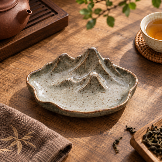 Mountain Ceramic Teapot Rest