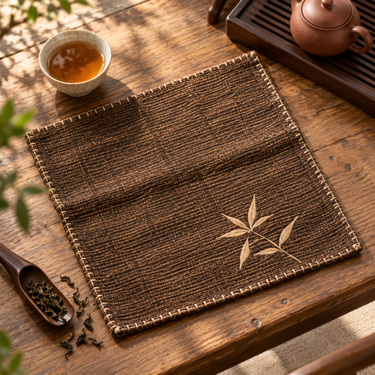 Brown Woven Tea Cloth
