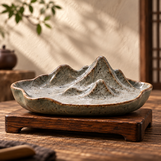 Mountain Ceramic Teapot Rest