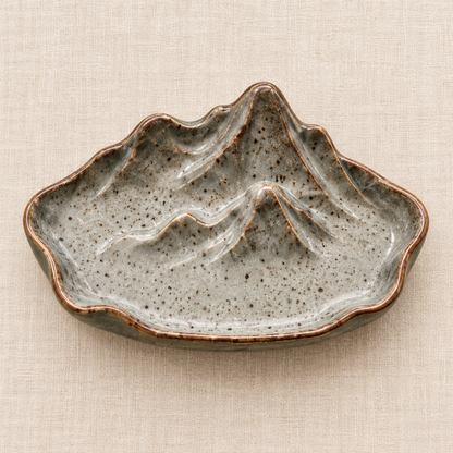 Mountain Ceramic Teapot Rest