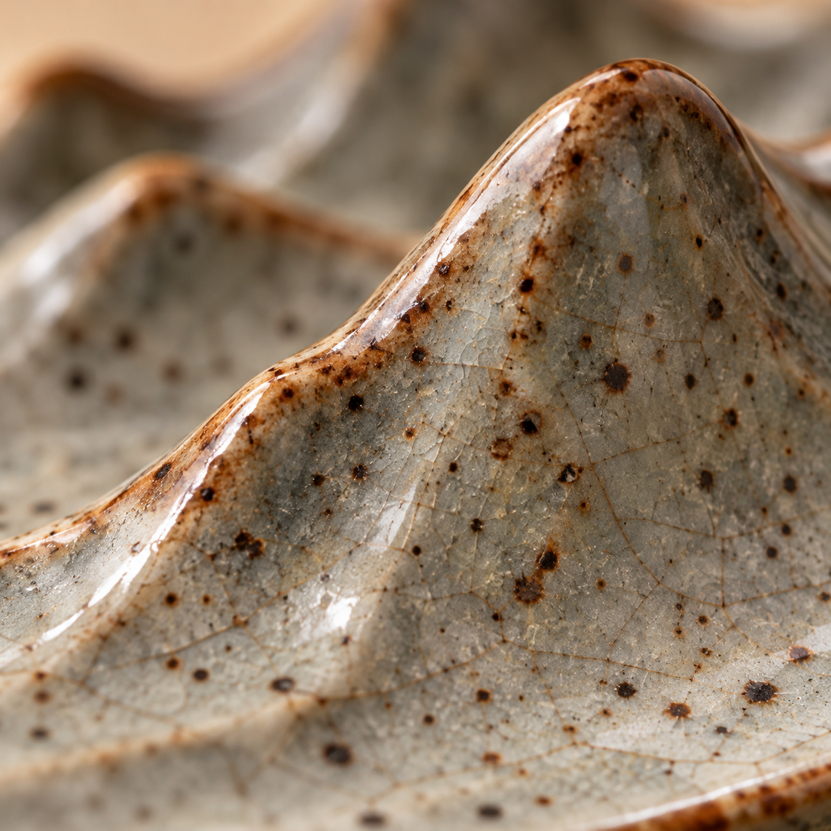 Mountain Ceramic Teapot Rest